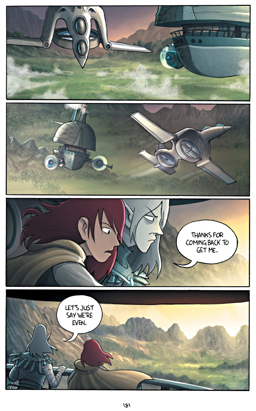page 181 of amulet 5 prince of the elves graphic novel