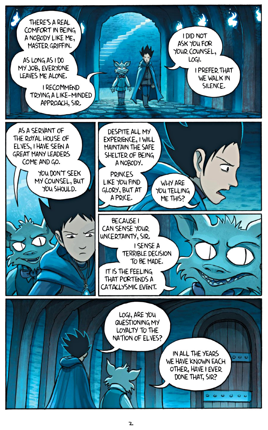 page 2 of amulet 6 escape from lucien graphic novel