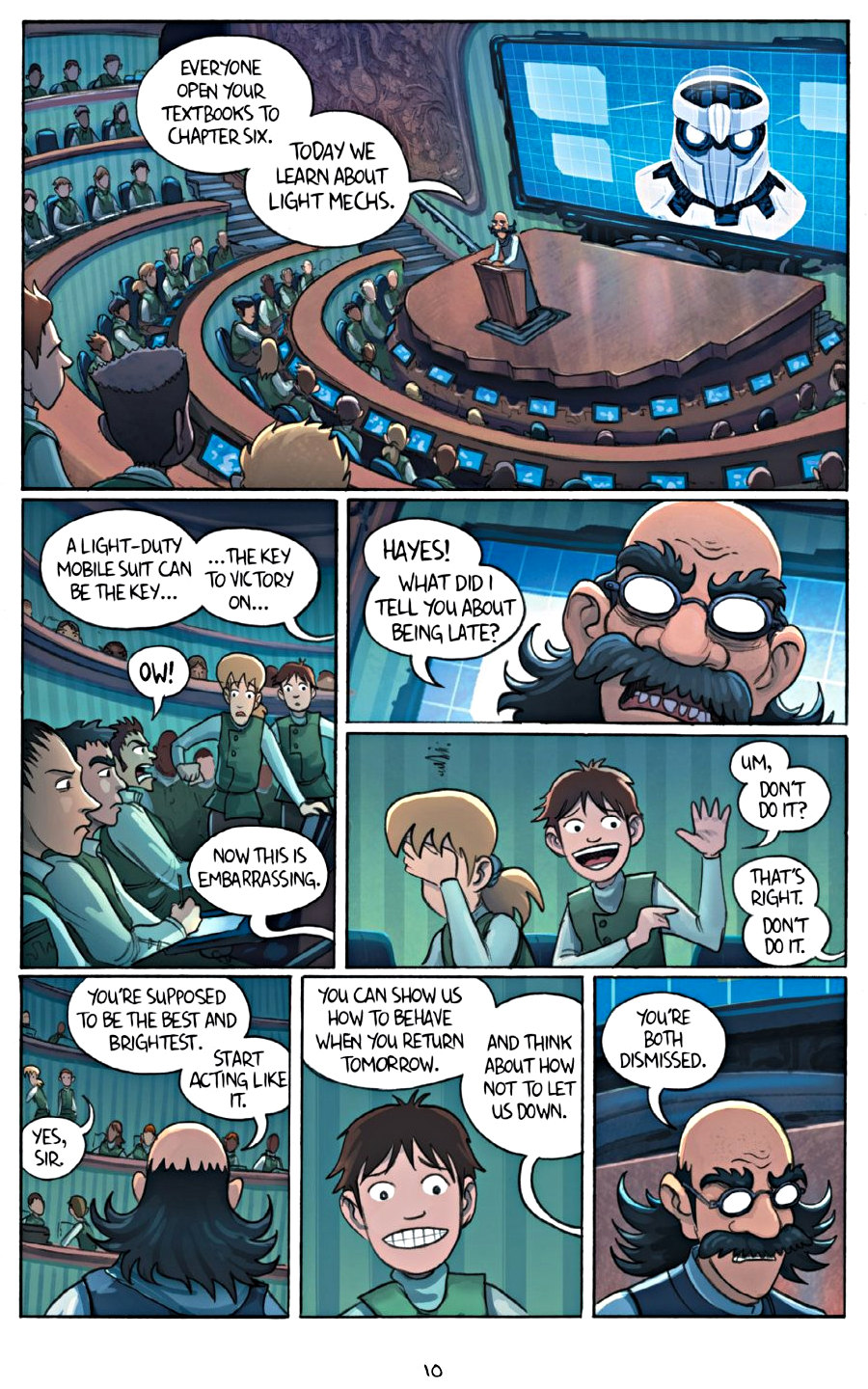 page 10 of amulet 6 escape from lucien graphic novel