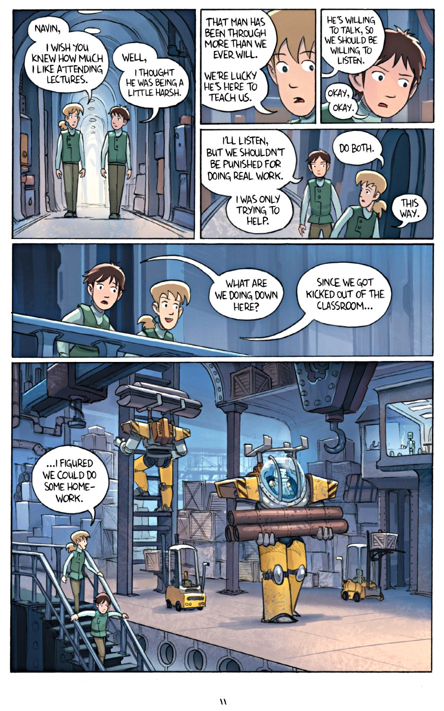 page 11 of amulet 6 escape from lucien graphic novel