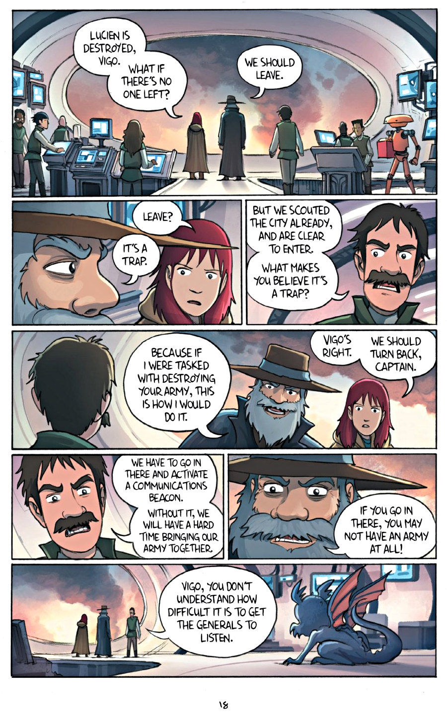 page 18 of amulet 6 escape from lucien graphic novel