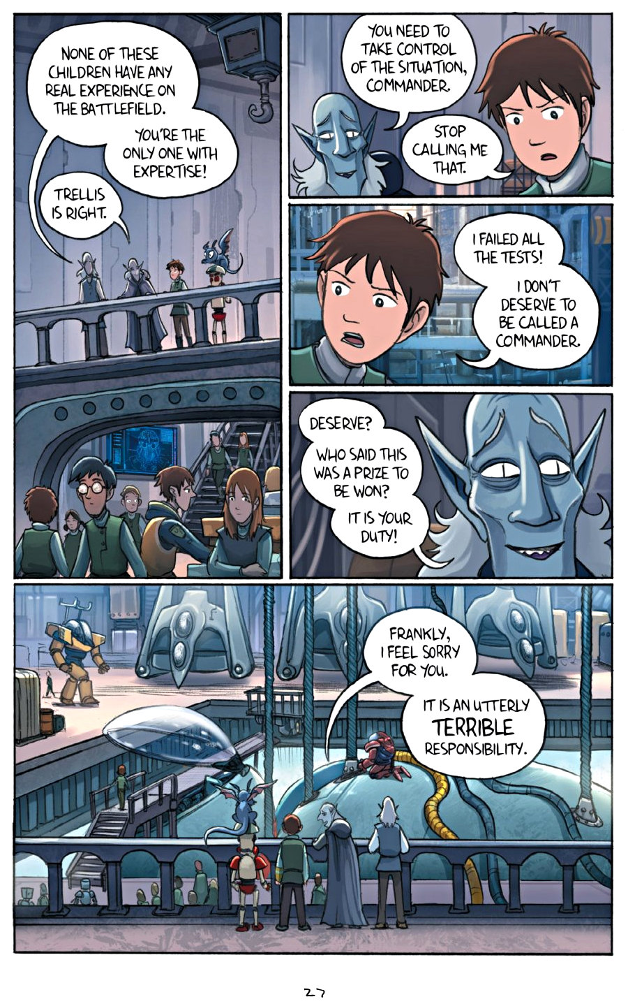 page 27 of amulet 6 escape from lucien graphic novel