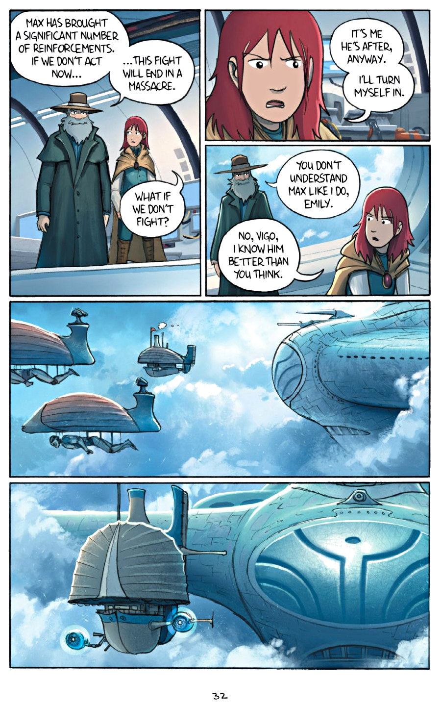 page 32 of amulet 6 escape from lucien graphic novel