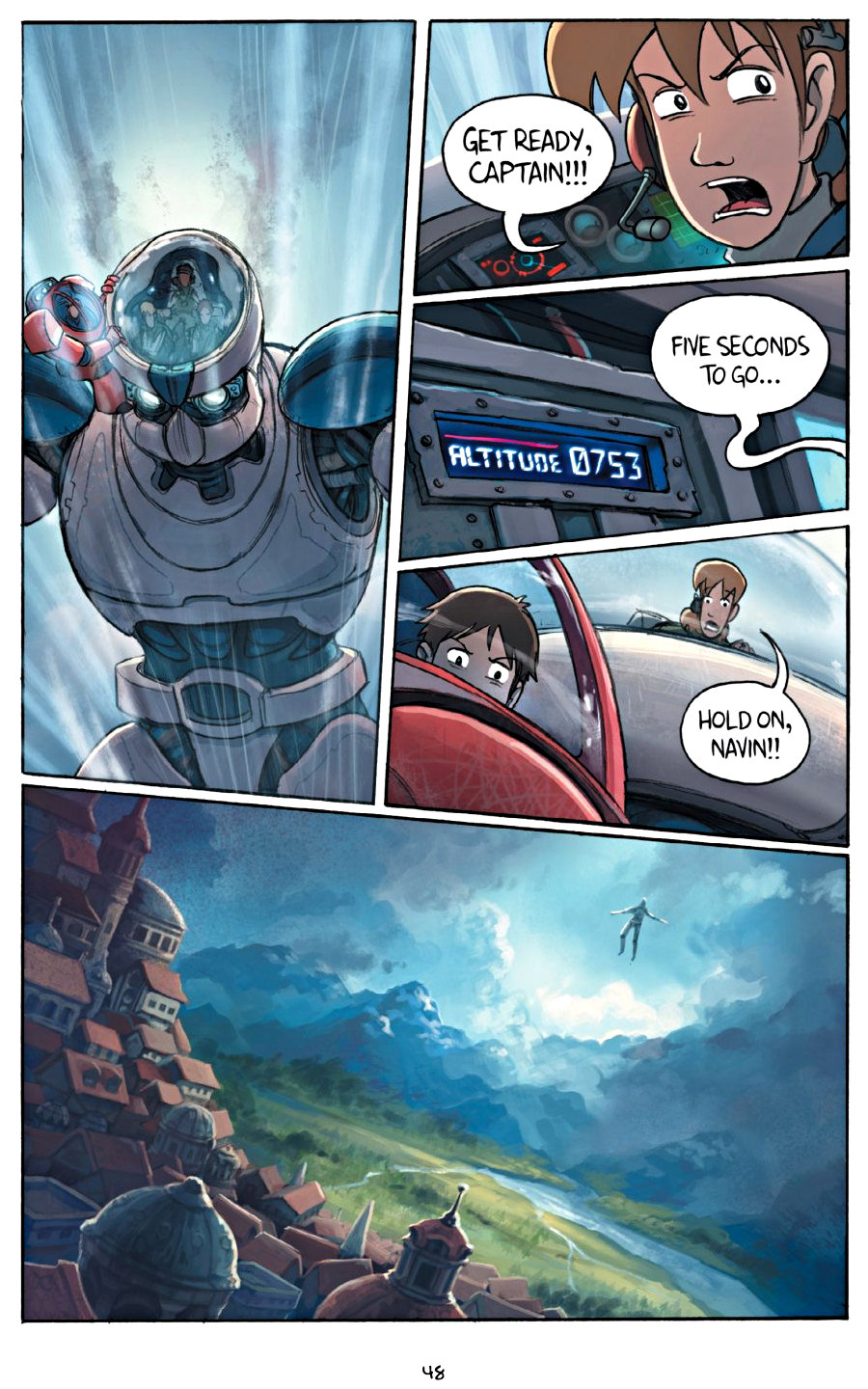 page 48 of amulet 6 escape from lucien graphic novel
