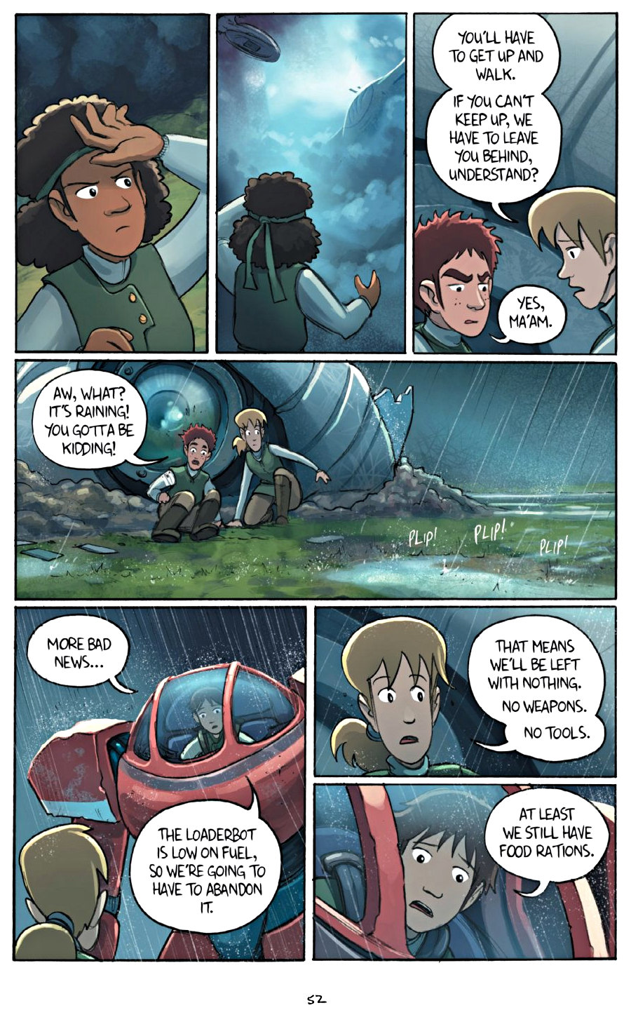 page 52 of amulet 6 escape from lucien graphic novel