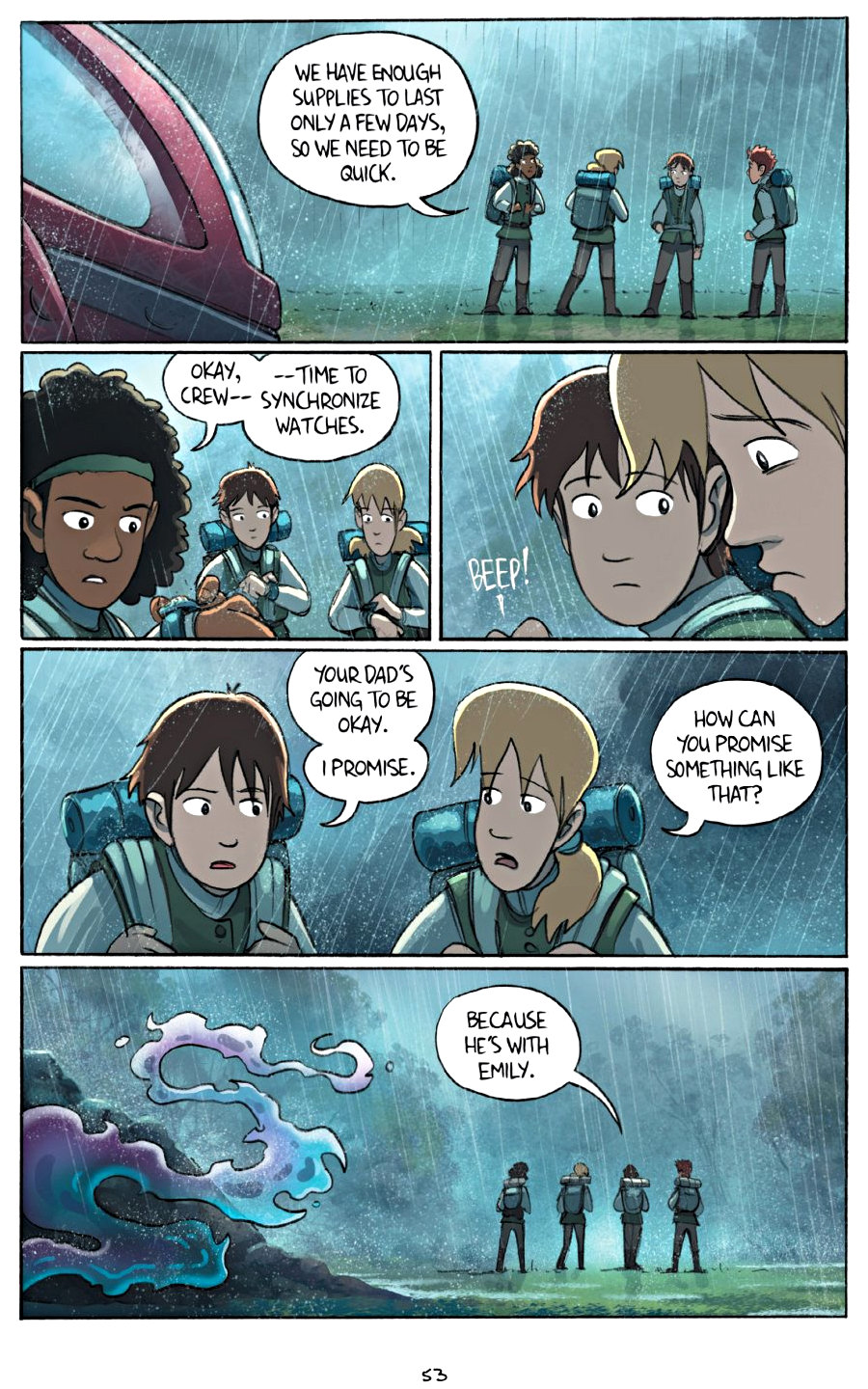 page 53 of amulet 6 escape from lucien graphic novel
