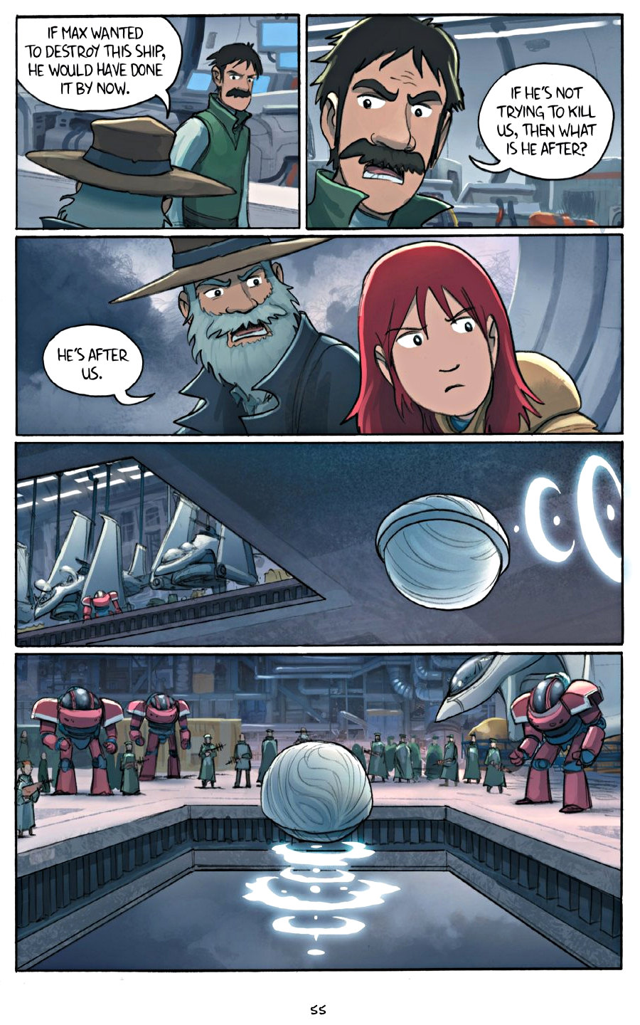 page 55 of amulet 6 escape from lucien graphic novel