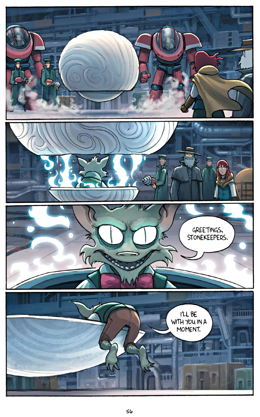 page 56 of amulet 6 escape from lucien graphic novel