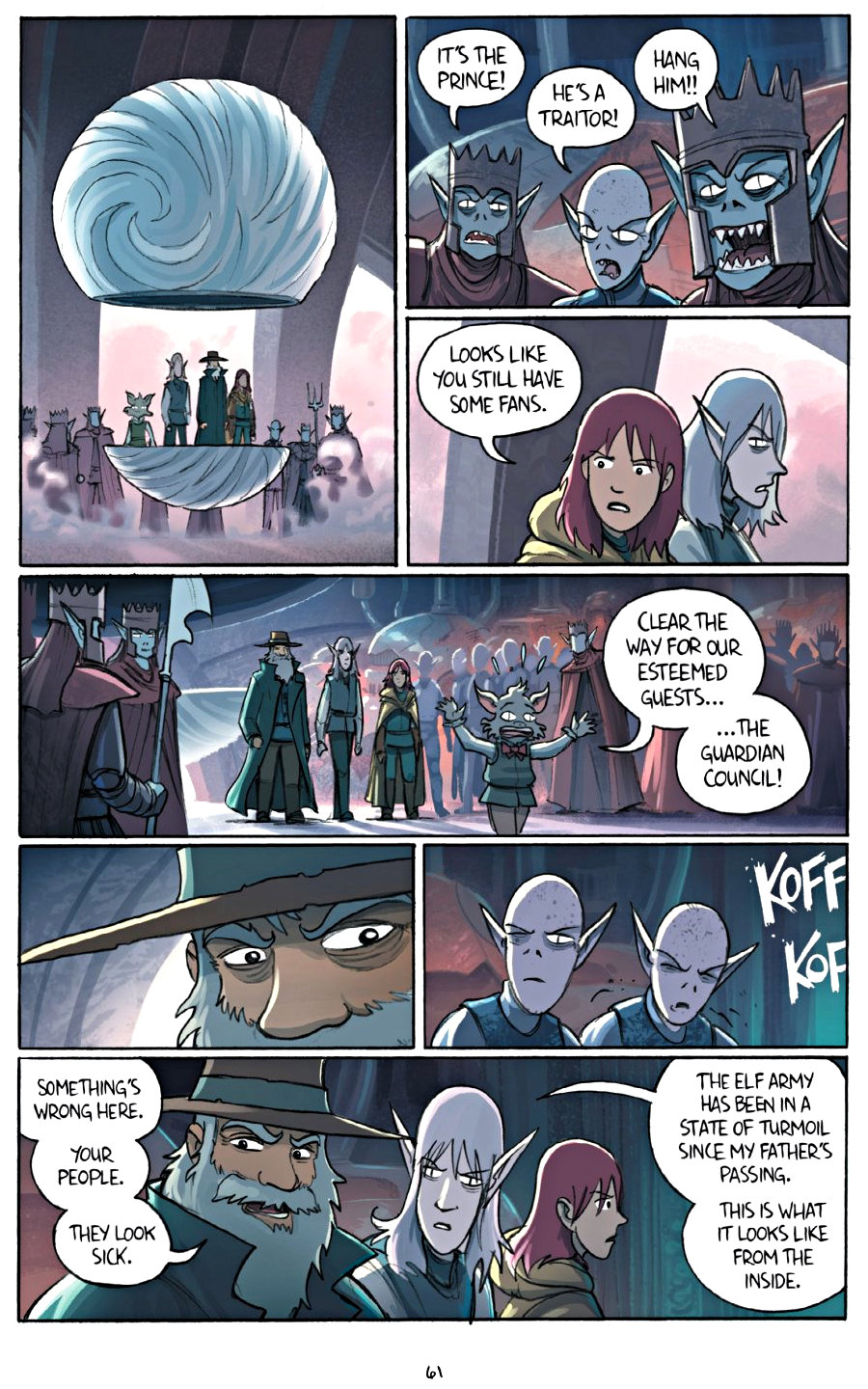 page 61 of amulet 6 escape from lucien graphic novel