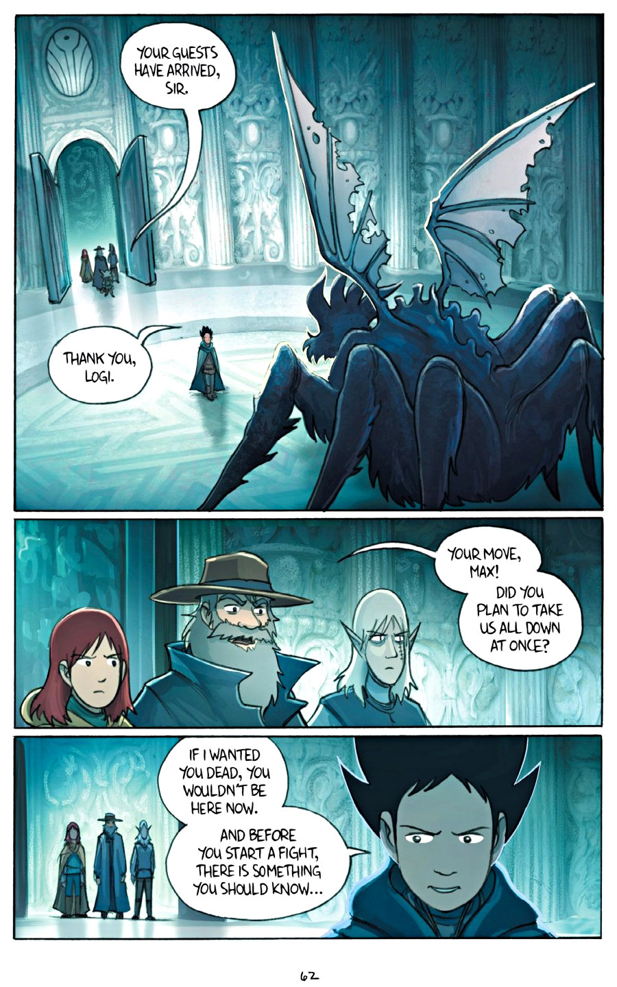 page 62 of amulet 6 escape from lucien graphic novel