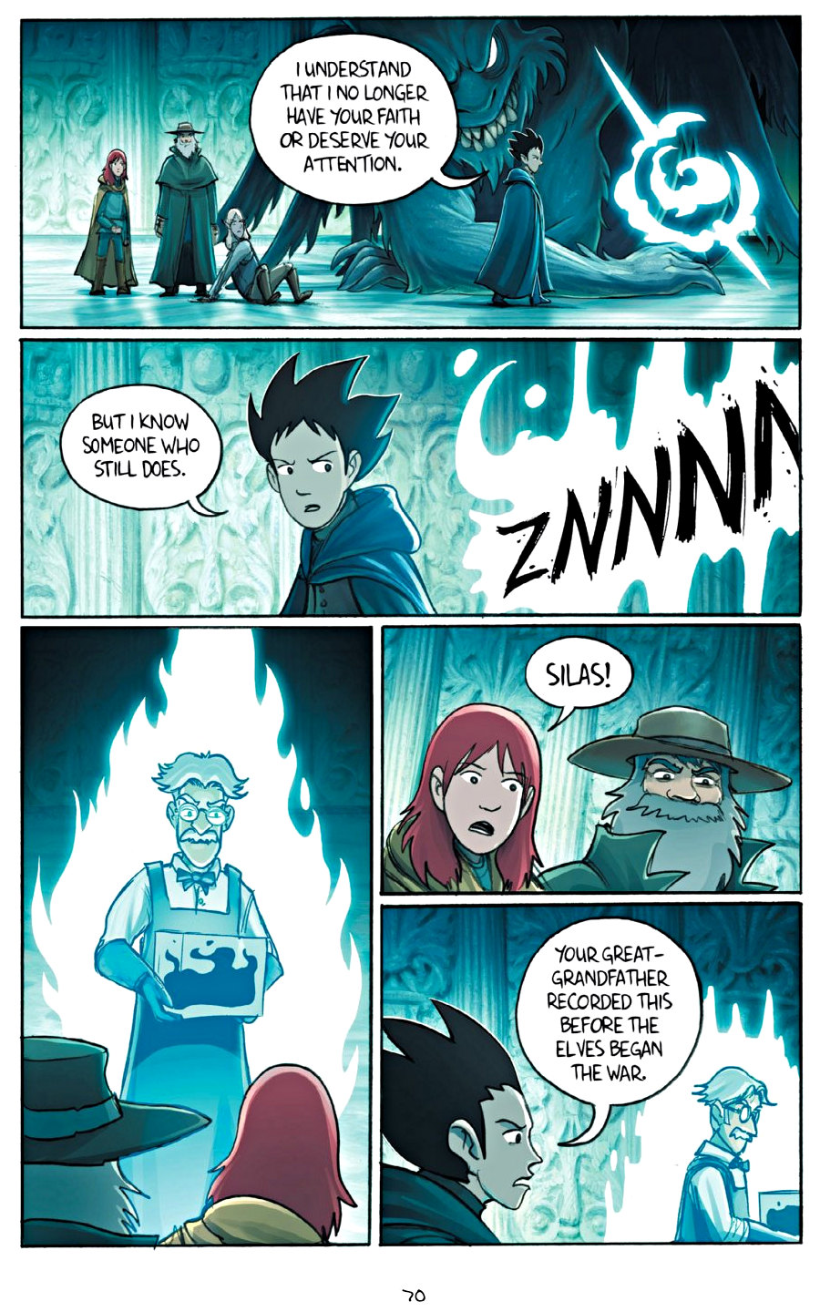 page 70 of amulet 6 escape from lucien graphic novel