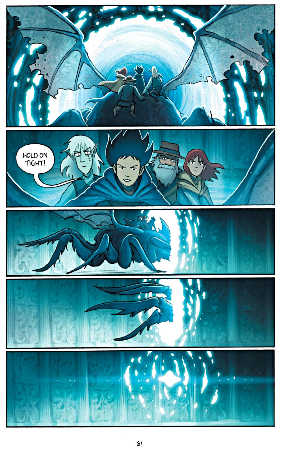 page 81 of amulet 6 escape from lucien graphic novel
