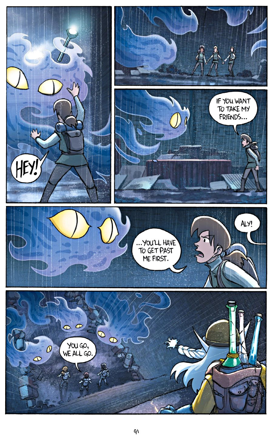 page 91 of amulet 6 escape from lucien graphic novel