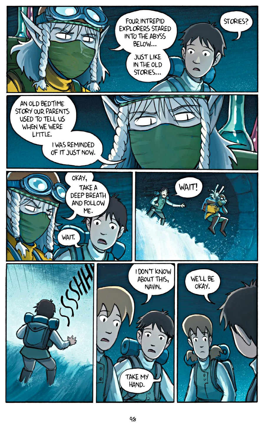 page 98 of amulet 6 escape from lucien graphic novel