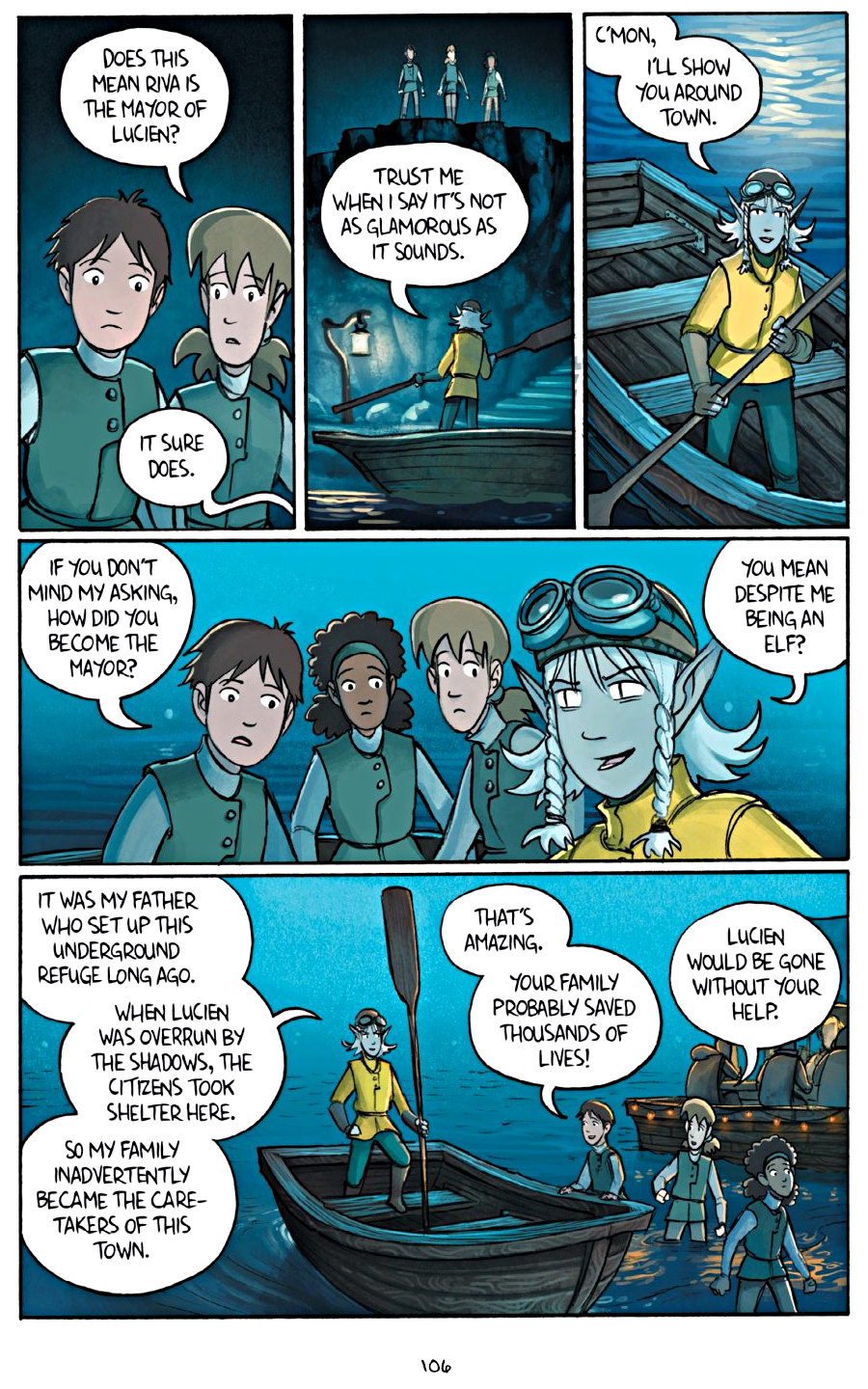 page 106 of amulet 6 escape from lucien graphic novel