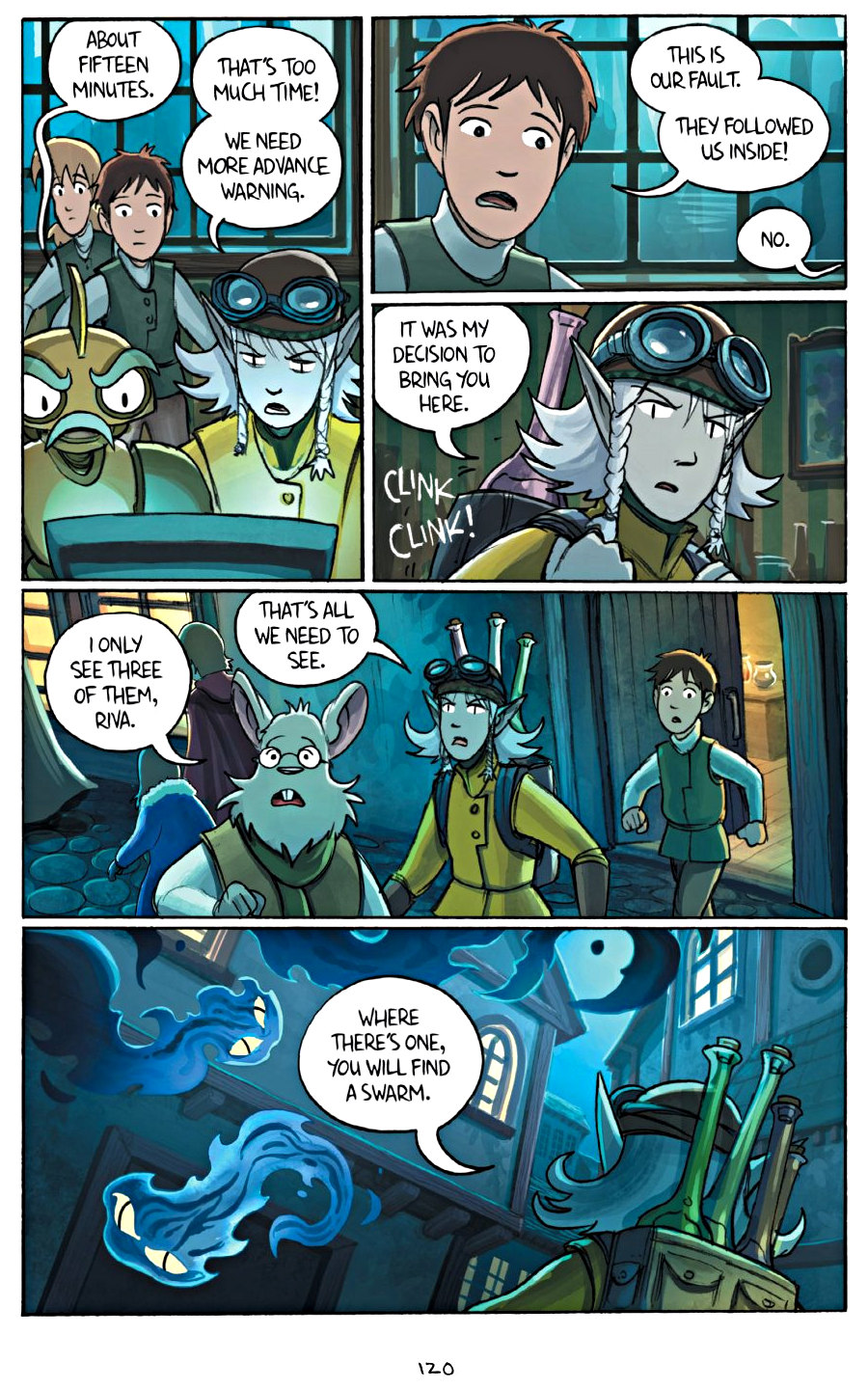 page 120 of amulet 6 escape from lucien graphic novel