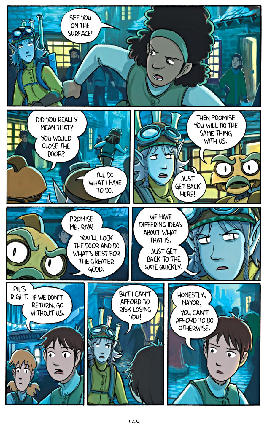 page 124 of amulet 6 escape from lucien graphic novel