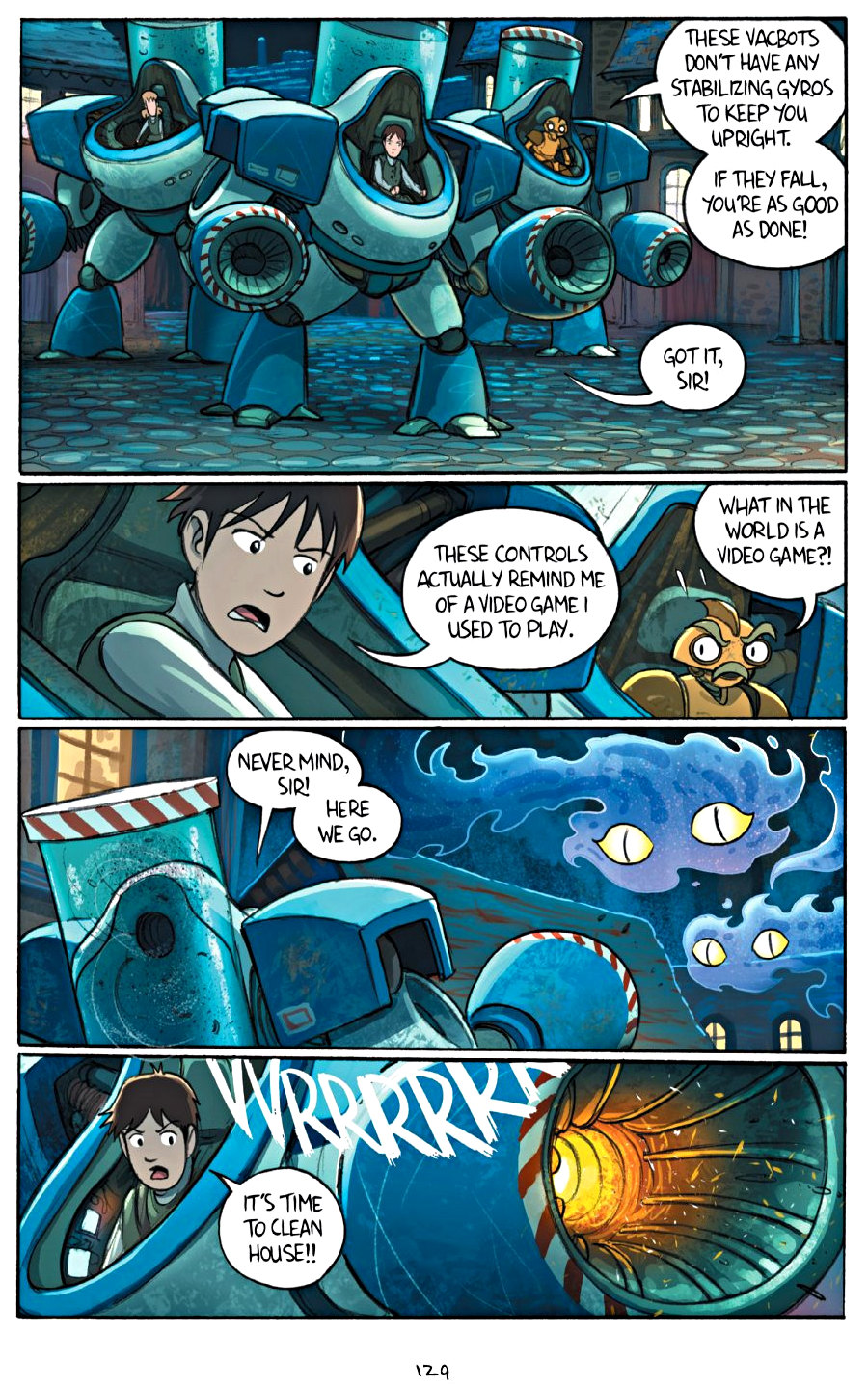 page 129 of amulet 6 escape from lucien graphic novel