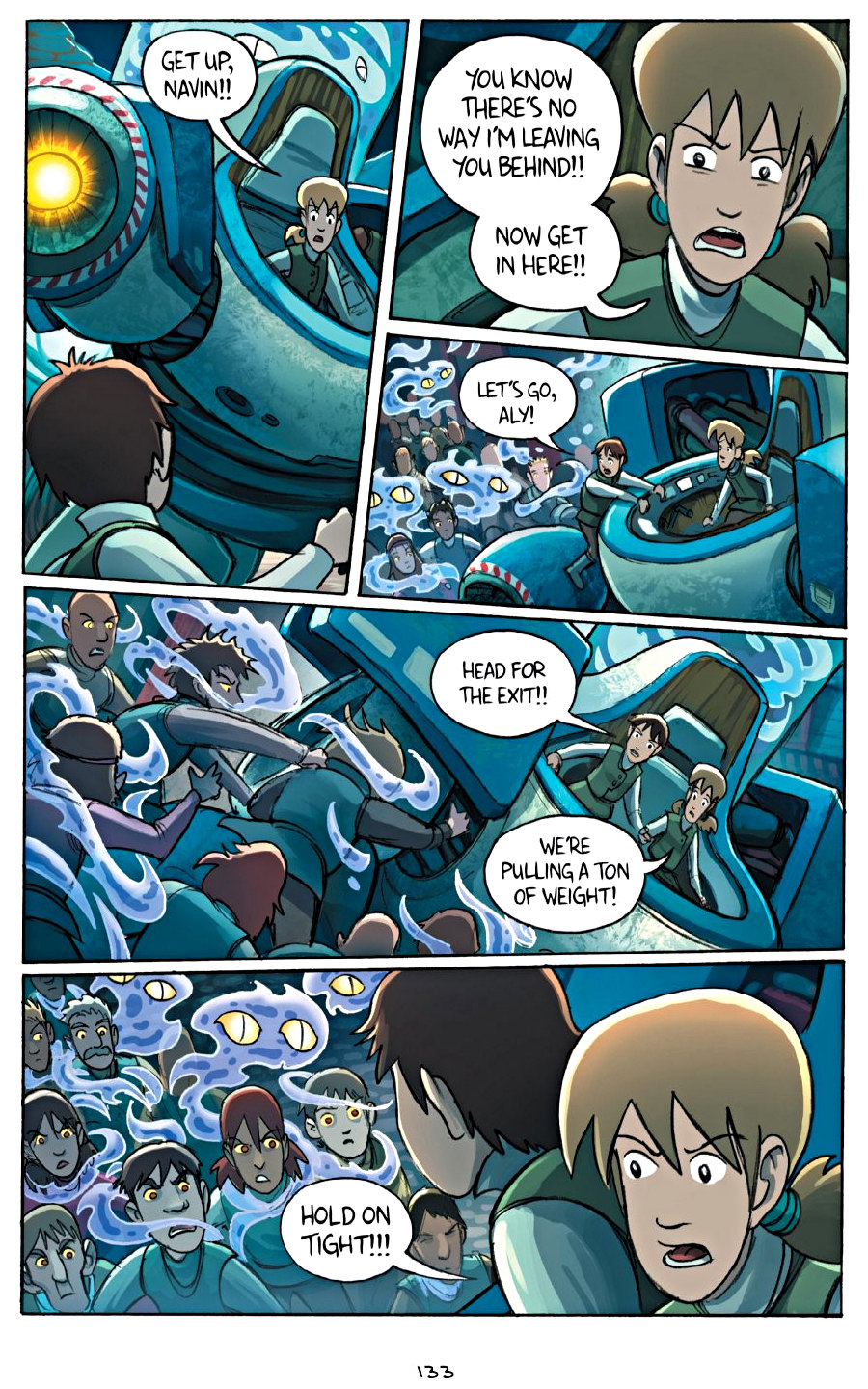 page 133 of amulet 6 escape from lucien graphic novel