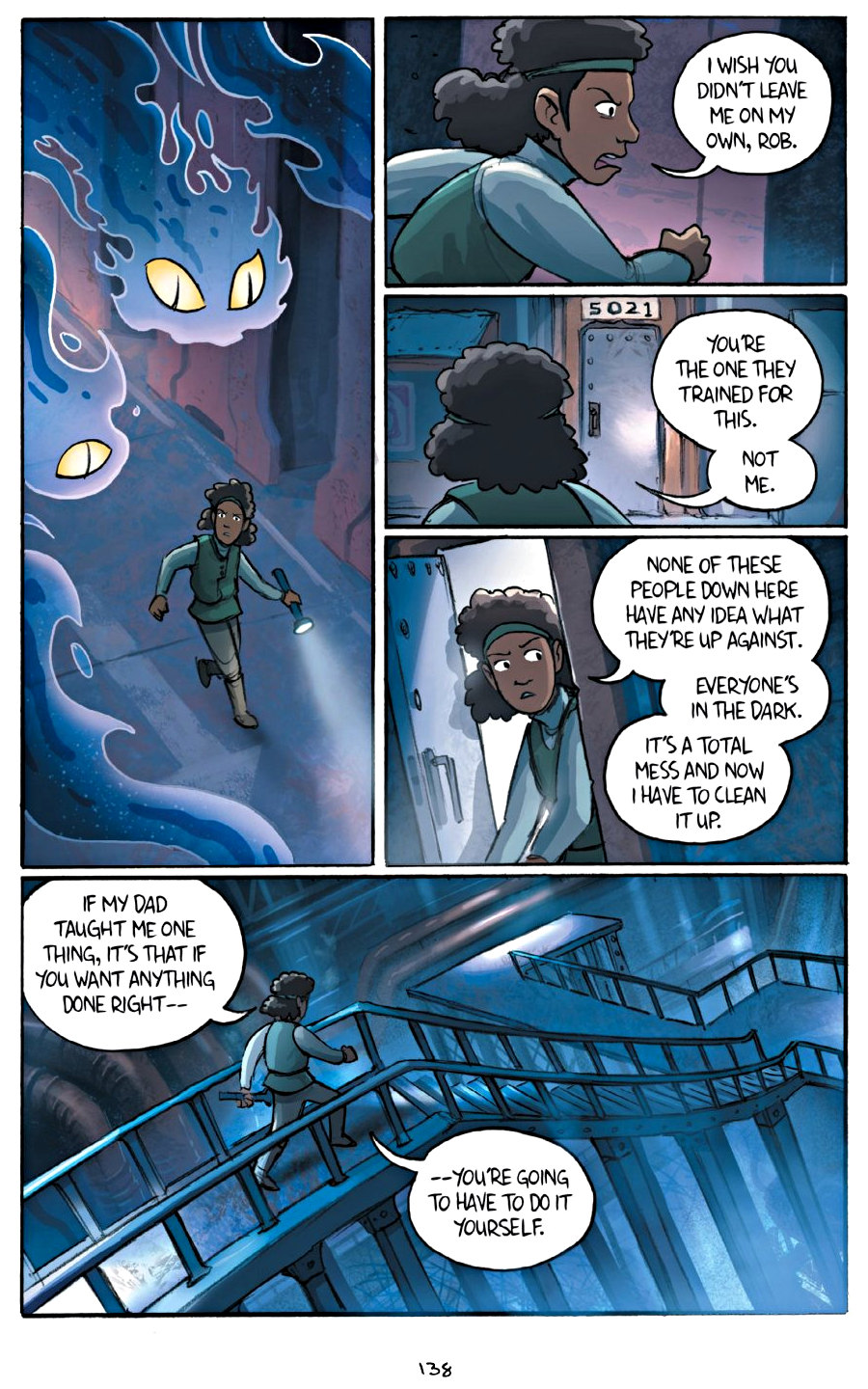 page 138 of amulet 6 escape from lucien graphic novel