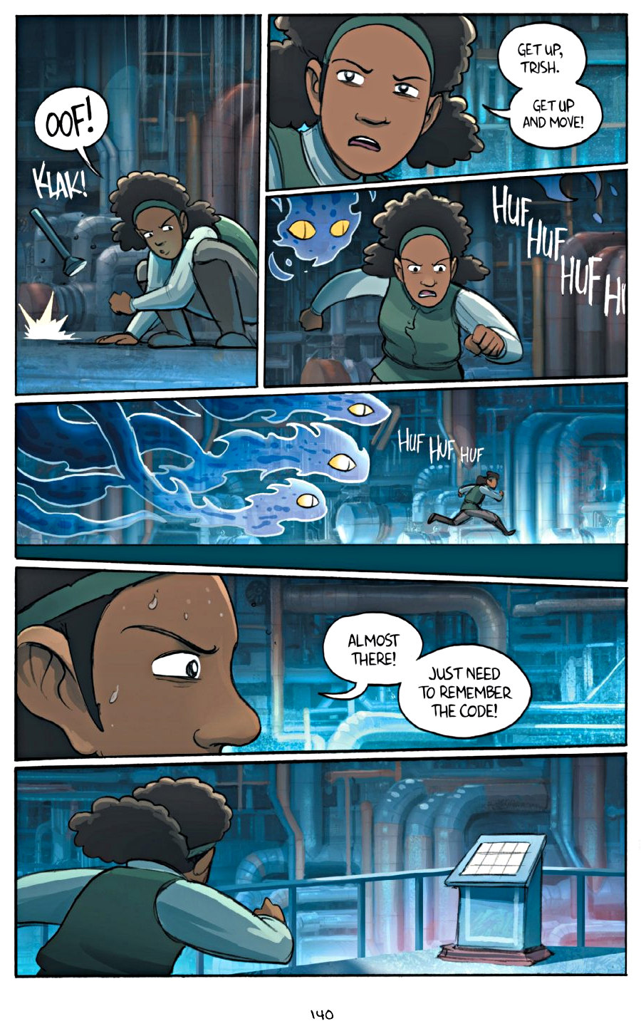 page 140 of amulet 6 escape from lucien graphic novel