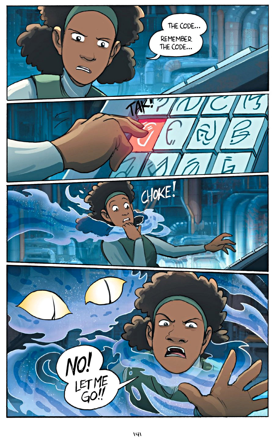 page 141 of amulet 6 escape from lucien graphic novel