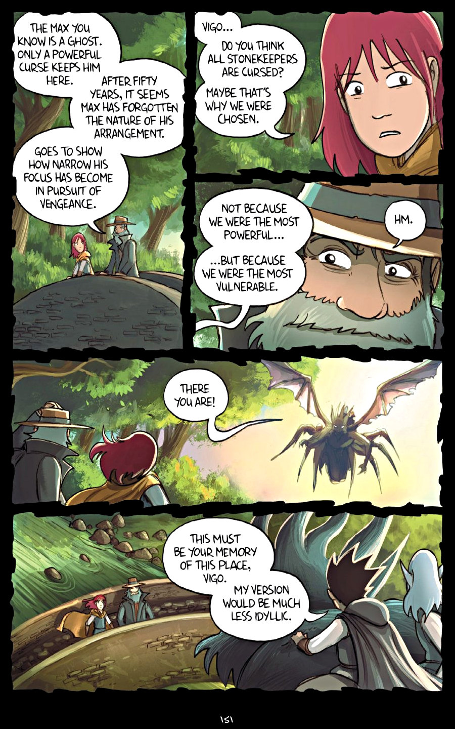 page 151 of amulet 6 escape from lucien graphic novel