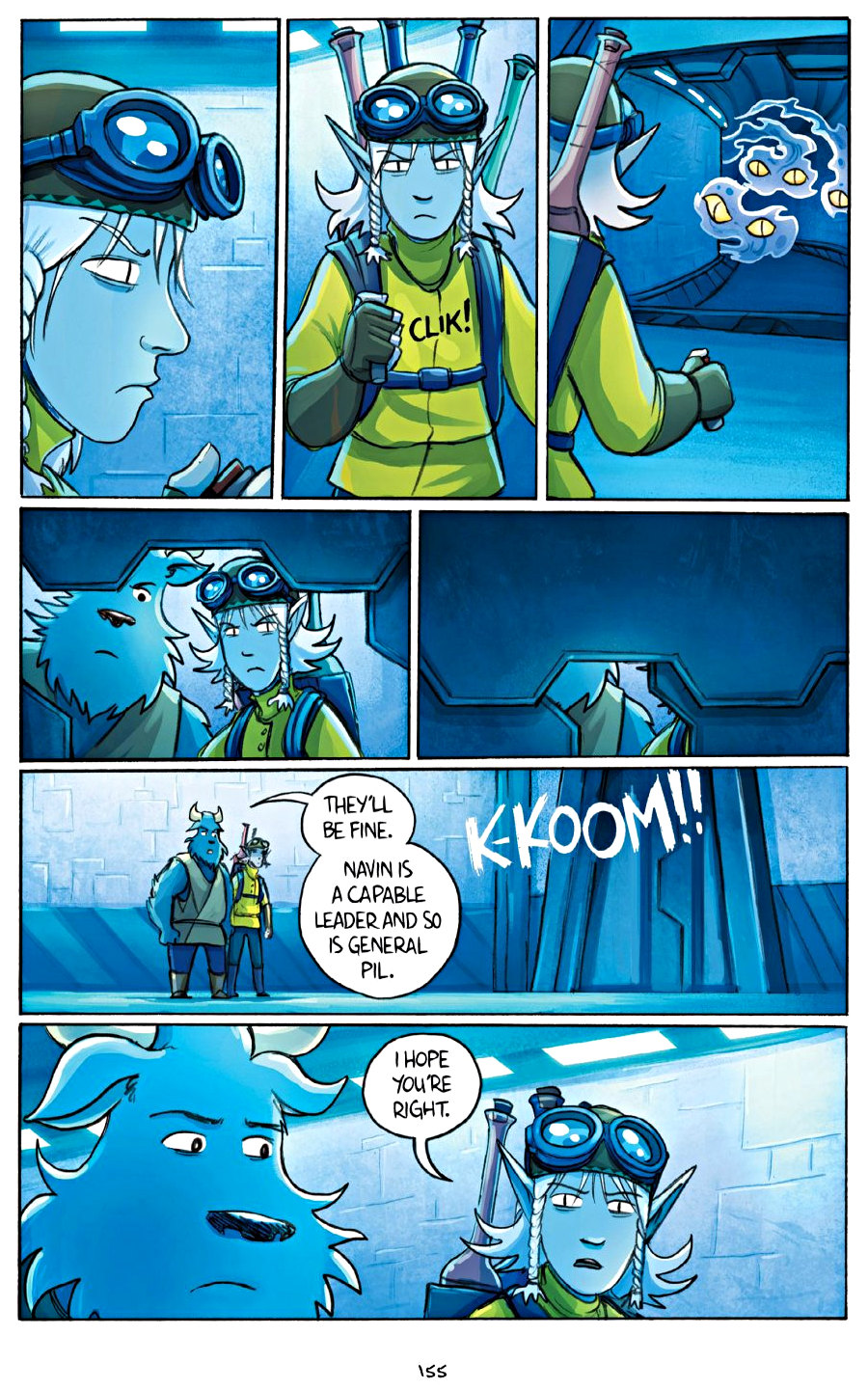 page 155 of amulet 6 escape from lucien graphic novel