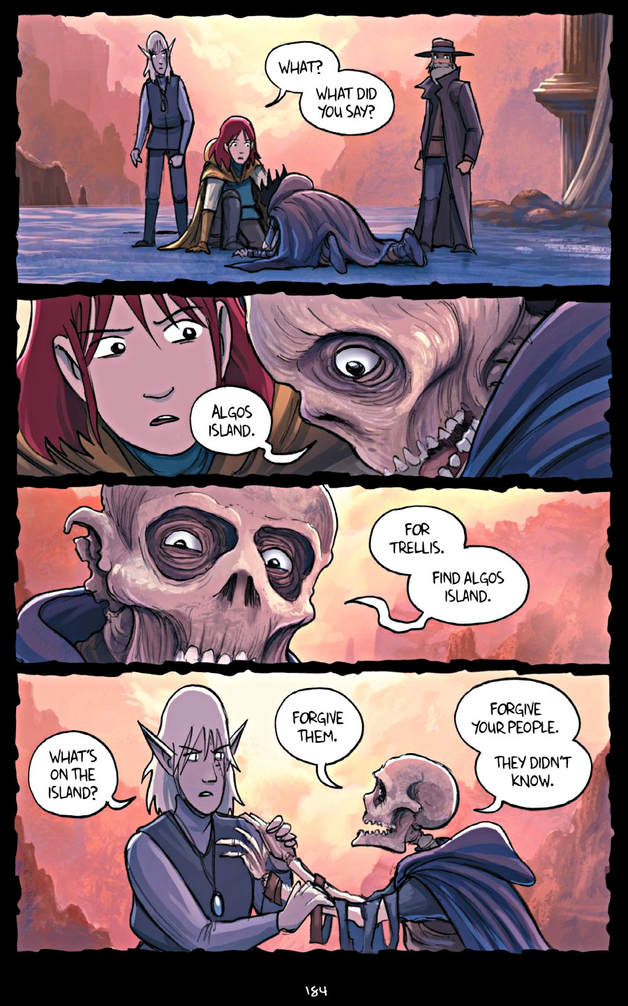 page 184 of amulet 6 escape from lucien graphic novel