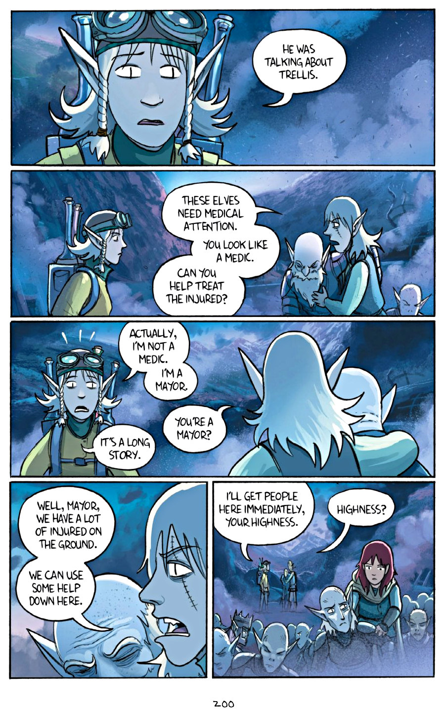page 200 of amulet 6 escape from lucien graphic novel