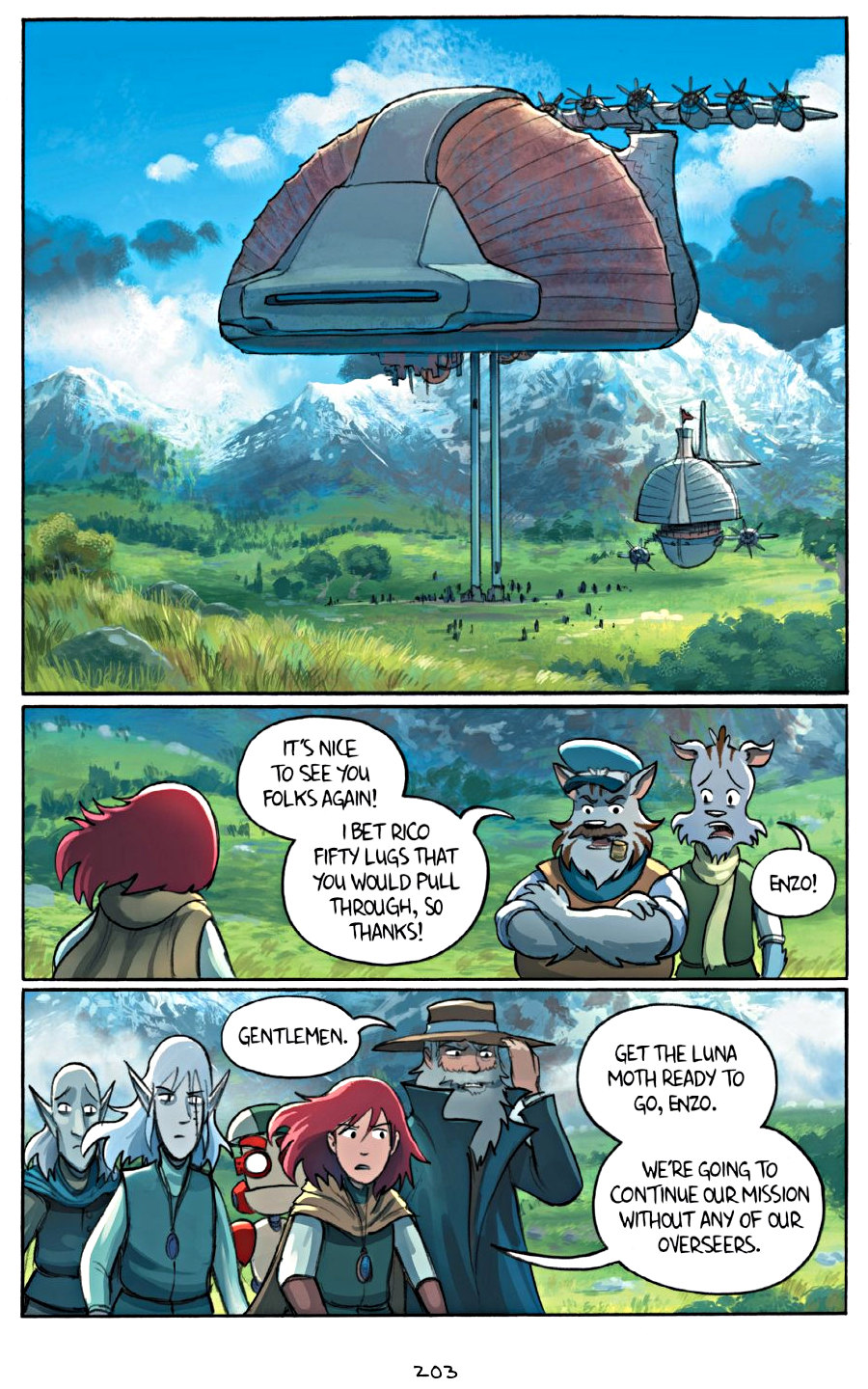 page 203 of amulet 6 escape from lucien graphic novel