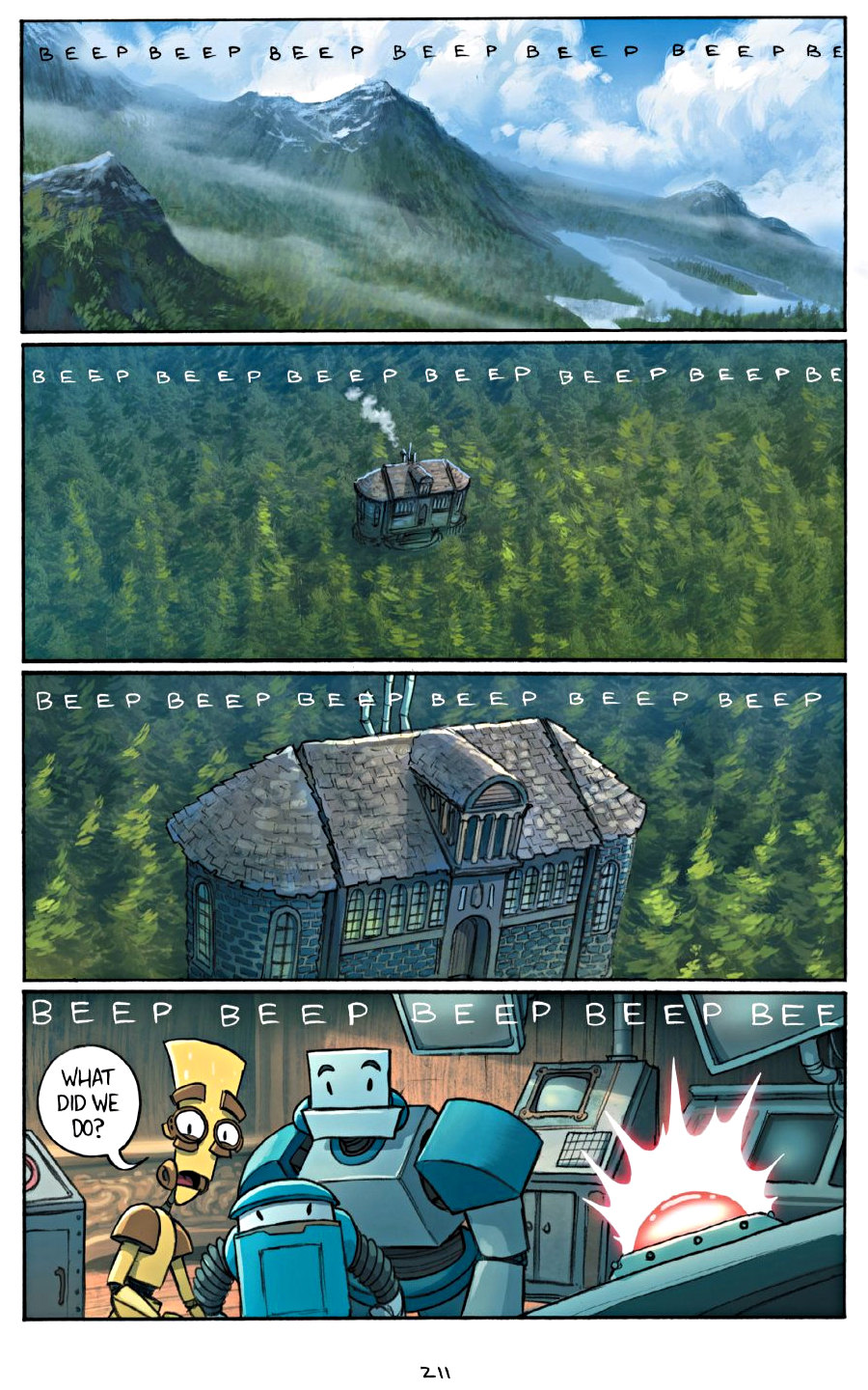 page 211 of amulet 6 escape from lucien graphic novel