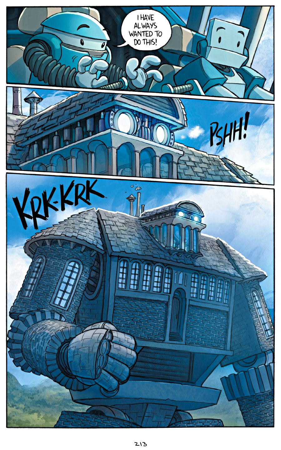 page 213 of amulet 6 escape from lucien graphic novel