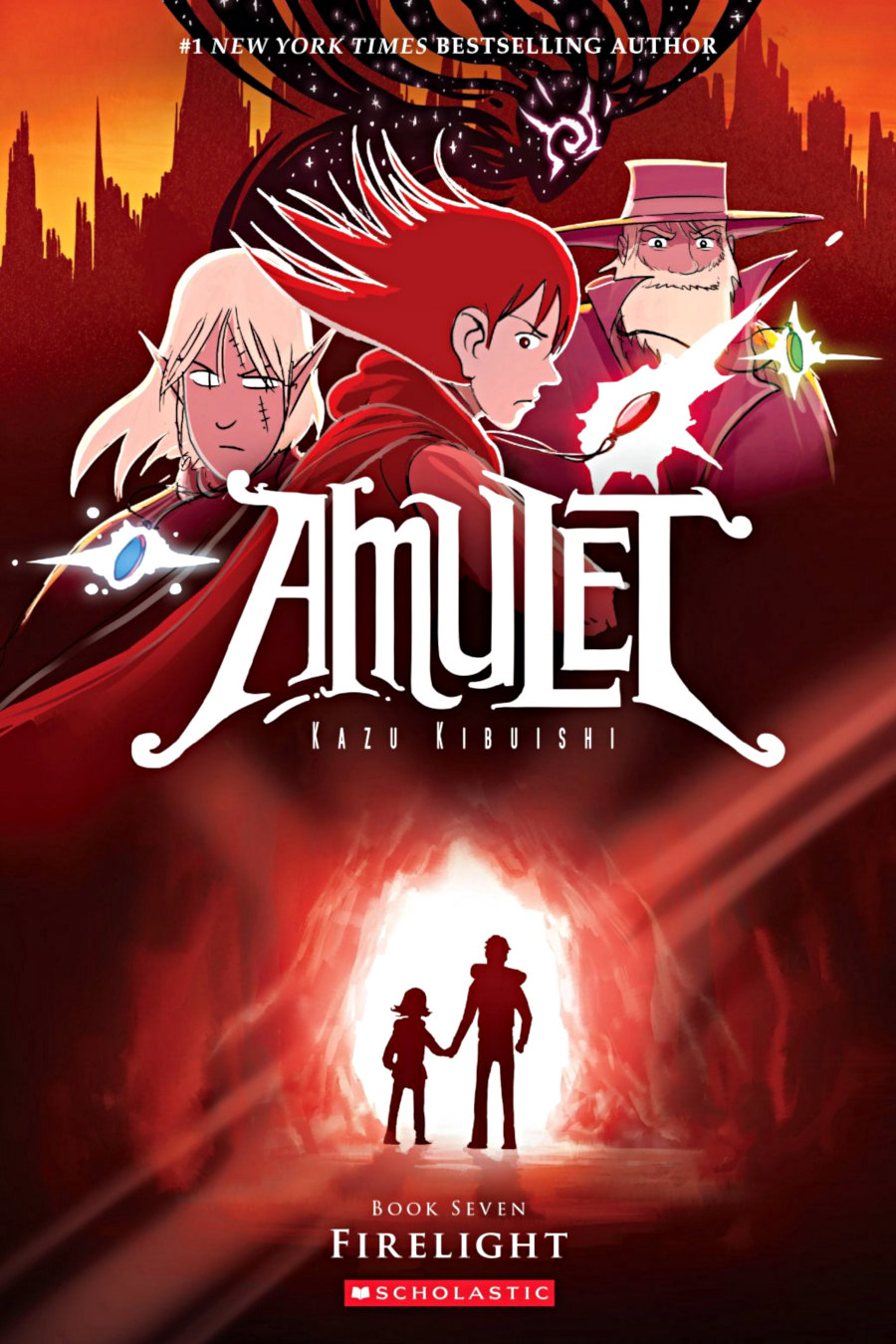 cover of amulet 7 firelight graphic novel