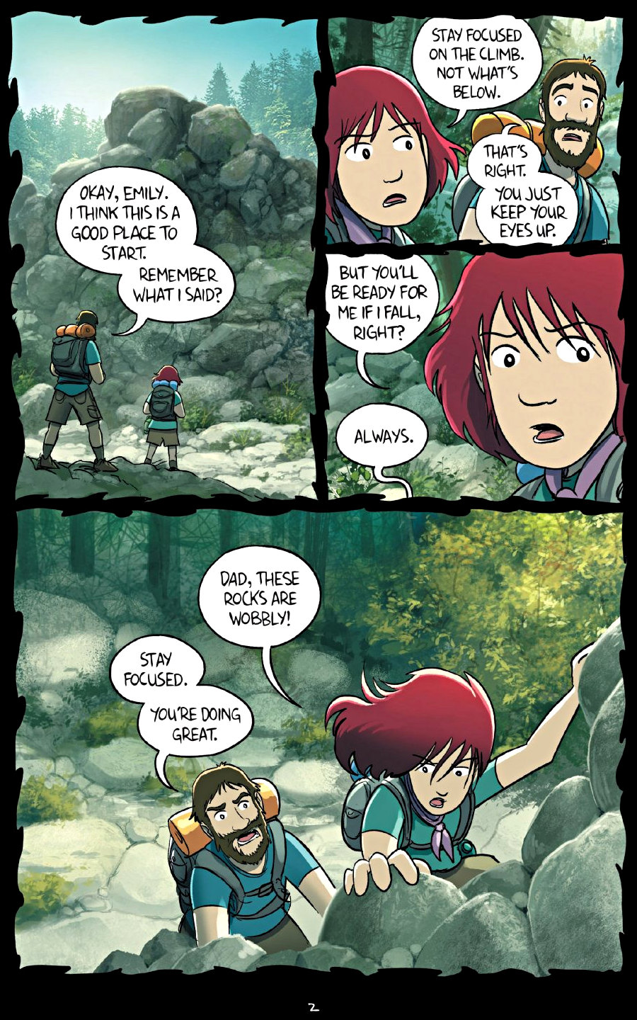 page 2 of amulet 7 firelight graphic novel