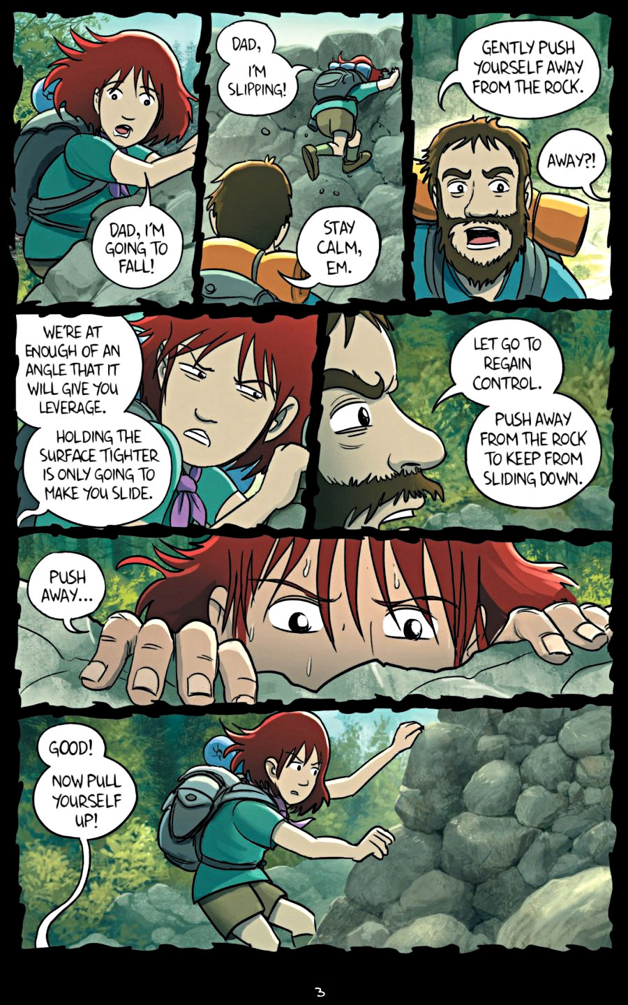 page 3 of amulet 7 firelight graphic novel