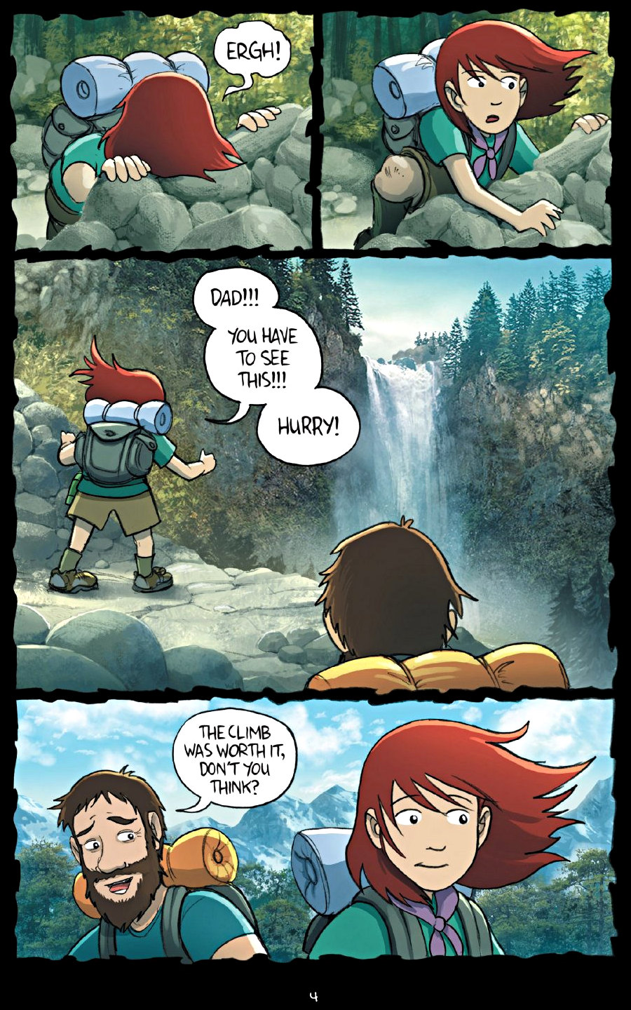 page 4 of amulet 7 firelight graphic novel