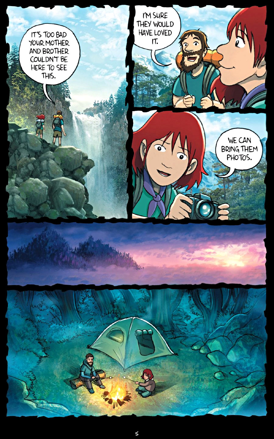 page 5 of amulet 7 firelight graphic novel