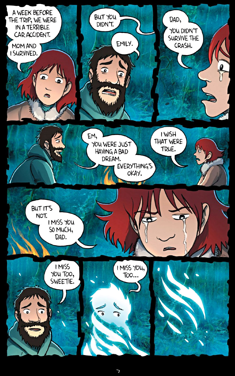 page 7 of amulet 7 firelight graphic novel