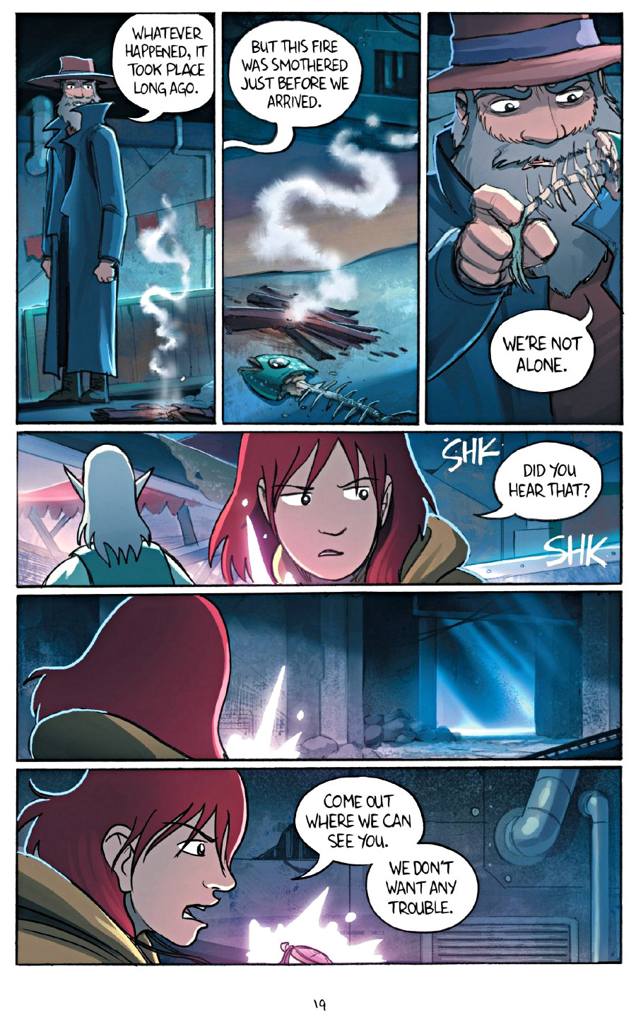 page 19 of amulet 7 firelight graphic novel