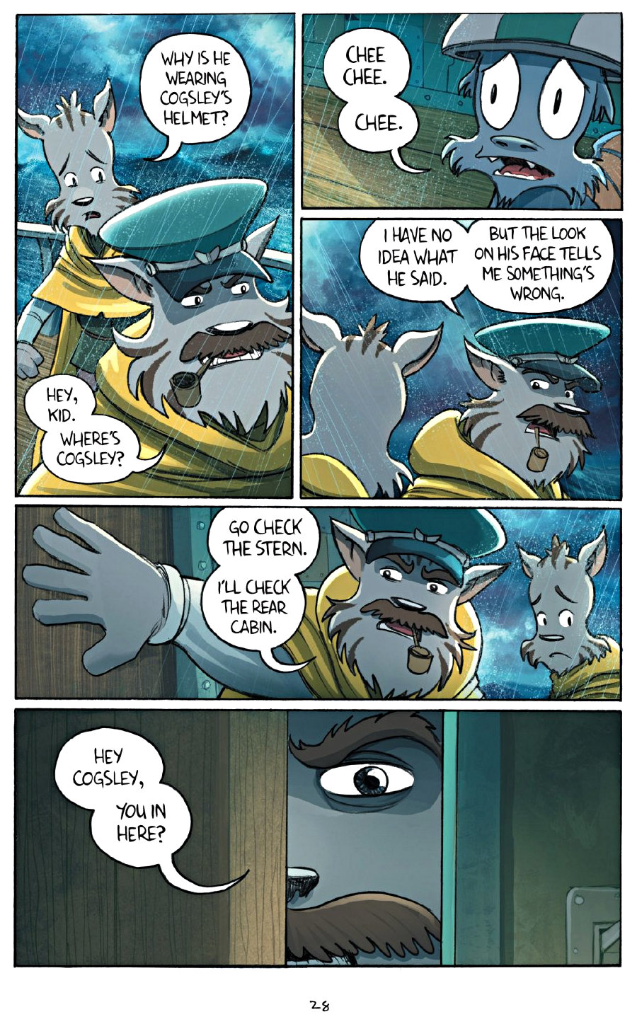 page 28 of amulet 7 firelight graphic novel