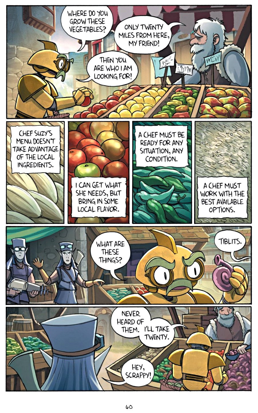 page 60 of amulet 7 firelight graphic novel