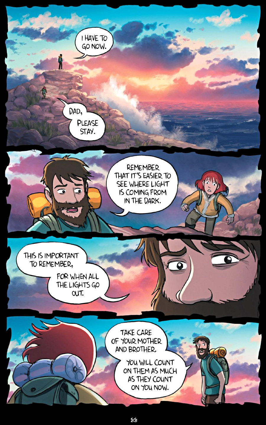 page 88 of amulet 7 firelight graphic novel