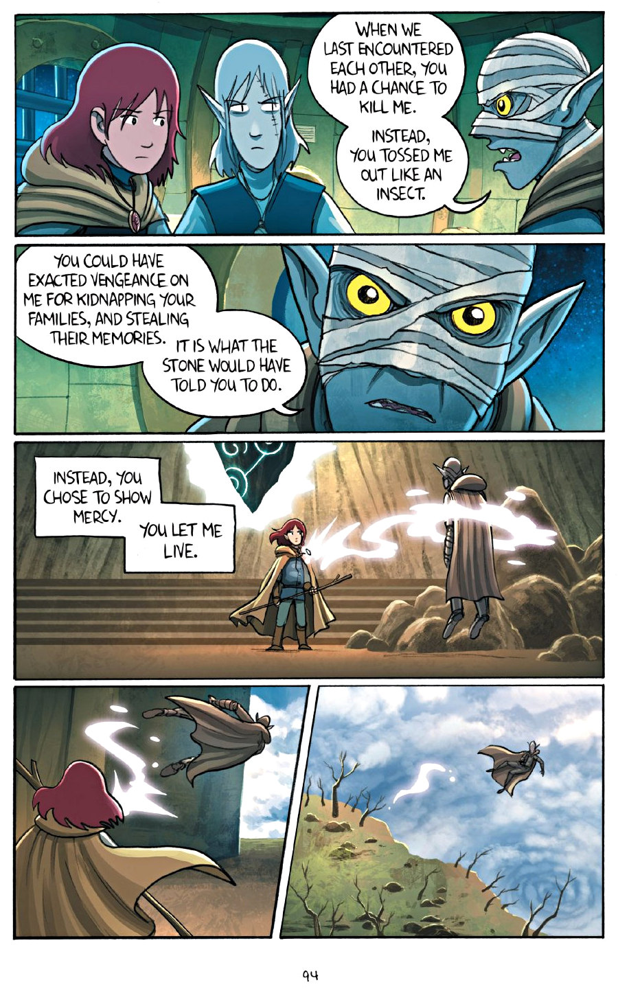 page 94 of amulet 7 firelight graphic novel