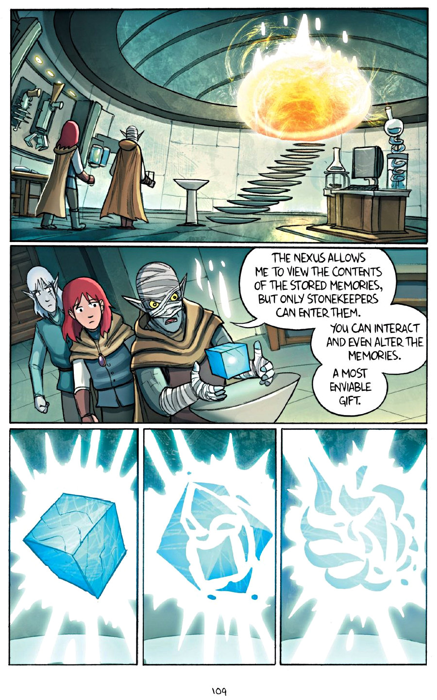 page 109 of amulet 7 firelight graphic novel