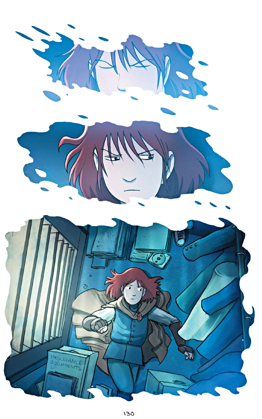 page 130 of amulet 7 firelight graphic novel