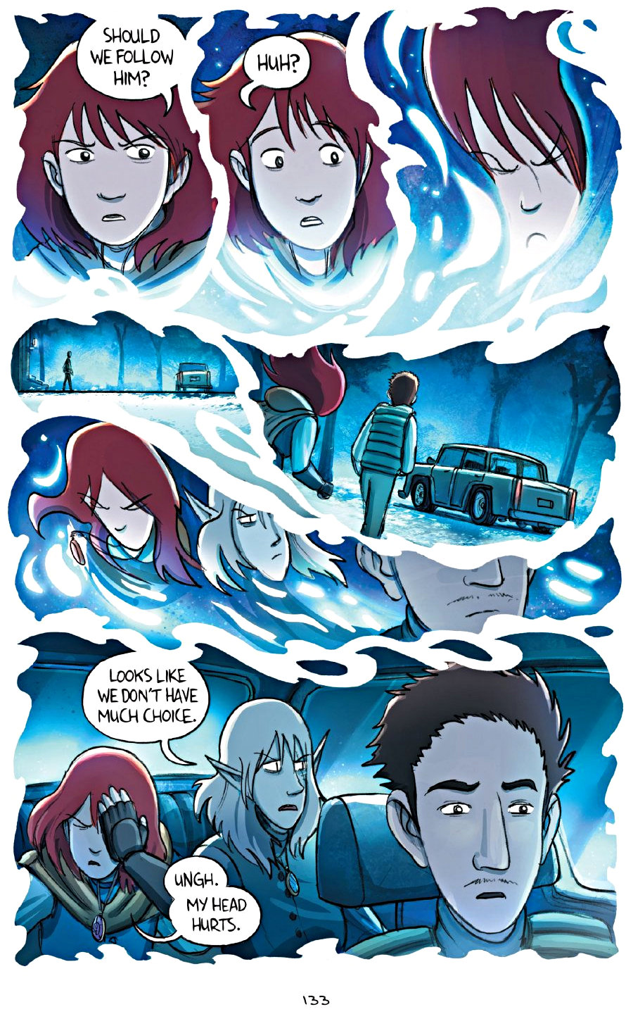 page 133 of amulet 7 firelight graphic novel