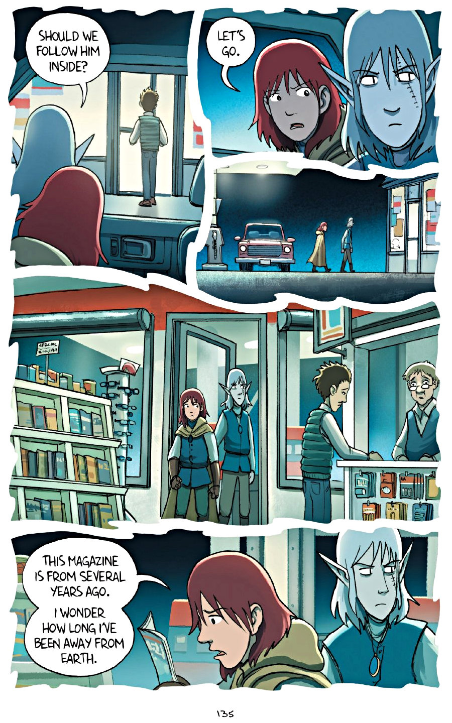page 135 of amulet 7 firelight graphic novel