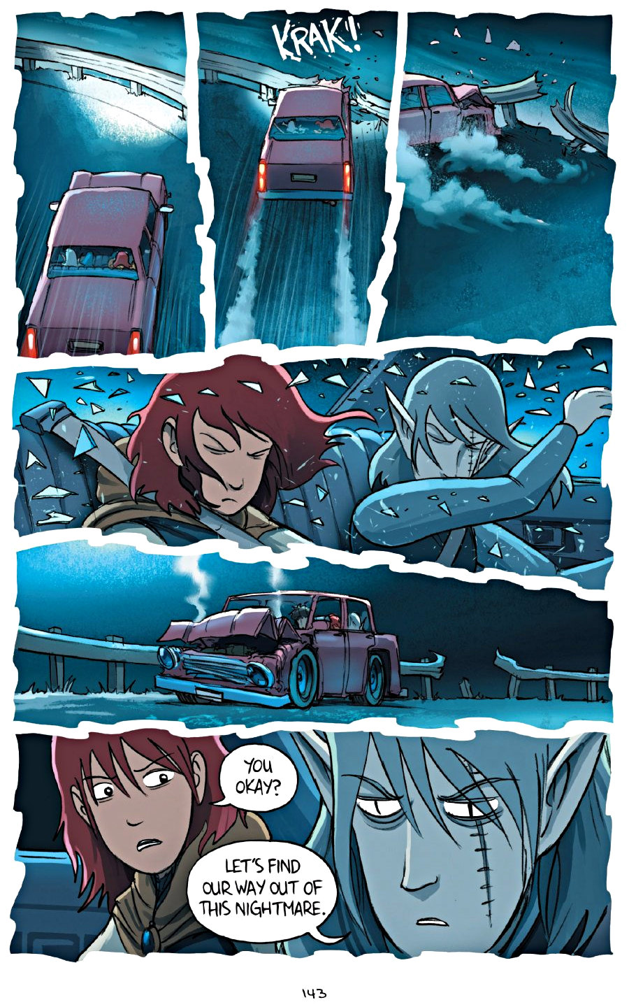 page 143 of amulet 7 firelight graphic novel