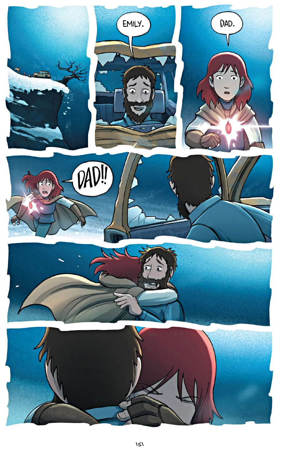 page 151 of amulet 7 firelight graphic novel